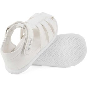 Resim Benetton BN-1251 Bebe Erkek Çocuk Sandalet Beyaz 