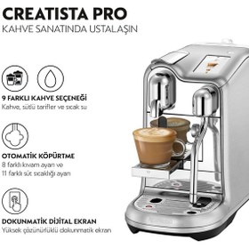 Resim Nespresso J620 Creatista Pro Kapsüllü Kahve Makinesi 
