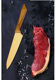 Resim Rooc G001 Galaksi Serisi Şef Bıçağı Gold High Quality 