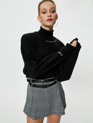 Resim Şardonlu Boğazlı Sweatshirt Atatürk İmzası ve Sözü İşlemeli 100. Yıl Özel 