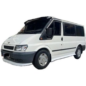 Resim Ford Transit 2002 2006 Beyaz Ön Tampon Lip Abs Geniş 2 Parça Garage453 