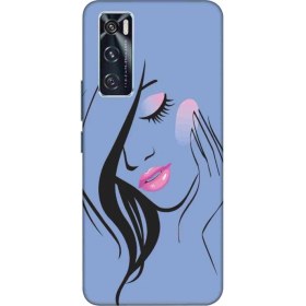 Resim Zipax Tecno Camon 18 Kılıf Baskılı Kız Desenli Zipax A++ Silikon - 2067 