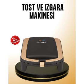 Resim Özbience Hızlı Pişirme Tost Makinesi 1500W, Pratik ve Ekonomik Kullanım 