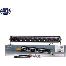 Resim Hella 12v-24v Led Bar Off-road 10 Ledli 54w Tek Sıra 522 82 72 Mm Beyaz 