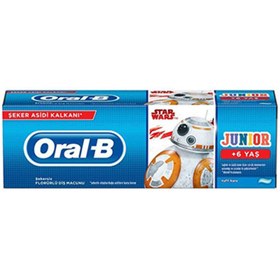 Resim Oral-B Junior Star Wars Serisi Çocuk Diş Macunu 75 ml (6+ Yaş) 