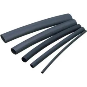 Resim Çet-San Makaron 13 mm Isı İle Daralan Siyah 5 Metre 