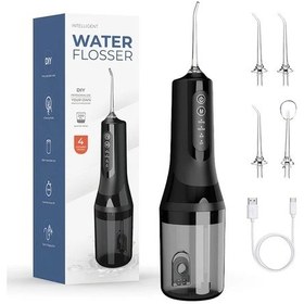 Resim Willowhaven Siyah Taşınabilir Kablosuz Şarjlı Diş İpi 700mah Pil Diş Teli Köprü Protez Bakımı 