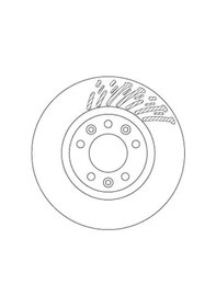 Resim Peugeot Rifter Fren Diski On 2018-2024 Trw Df6657 2adettir 
