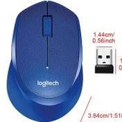 Resim Logitech M330 Kablosuz Fare 2.4g Bilgisayar Faresi 1000 Dpı Bluetooth Fare Çok Blue Diğer 