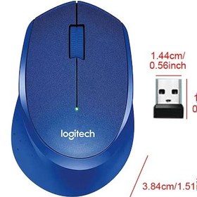 Resim Logitech M330 Kablosuz Fare 2.4g Bilgisayar Faresi 1000 Dpı Bluetooth Fare Çok Blue Diğer 