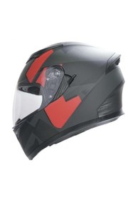 Resim RHKC 316 Full Face Motosiklet Kaskı Kırmızı/Mat Siyah 