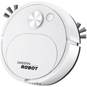 Resim Trendooze Süpürme Robotu Otomatik Aile Mini Temizleme Makinesi Usb Şarjlı Akıllı Süpürge Beyaz Vw Beyaz 