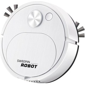 Resim Trendooze Süpürme Robotu Otomatik Aile Mini Temizleme Makinesi Usb Şarjlı Akıllı Süpürge Beyaz Vw Beyaz 
