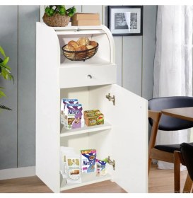 Resim Ofisbazaar Modern Çekmeceli Ekmeklik 99 cm Yükseklik 39 cm Geniş Kullanım Alanı Sağlayan Tasarım 