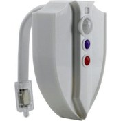 Resim Kızılötesi Hareket Sensörlü Tuvalet Ortam Işığı Otomatik Açma/kapama Titreşimsiz Klozet Kapağı Rgb Lamba Oda Dekoru Beyaz 