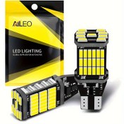 Resim AILEO 2 adet T15 W16W 45 SMD 4014 LED Araba Geri Vites Lambası 6W 1200LM Canbus Geri Vites Yedek Ampul 