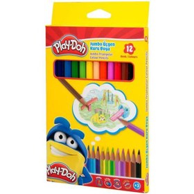 Resim Play-Doh Kuru Boya Jumbo Üçgen 12 Renk PLAY-KU008 