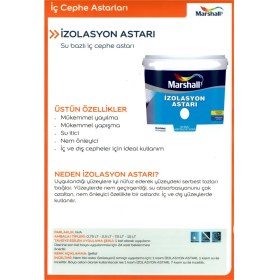 Resim Marshall 1:7 Binder İzolasyon Astarı Konsantre Astar 2.5 Lt 