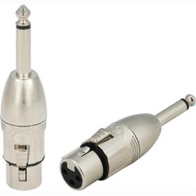 Resim Roxtone Rx-J382 6.3 Mm Mono Erkek-Xlr 3 Pin Dişi Çevirici 15Li Pa 