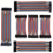 Resim 40 Adet 10/20CM Jumper Tel Lehimleme Olmadan Ekmek Tahtası Jumper Tel Erkek Dişi, Erkek Erkek, Dişi Dişi Arduino Projesi Için 