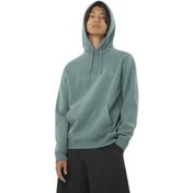 Resim Salomon Big Logo Hoodie Erkek Yeşil Sweatshirt 