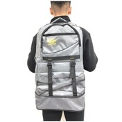 Resim Kocamanlar Körüklü Ortopedik Çok Gözlü Gezi Seyahat Yürüyüş Kamp Spor Dağcı Sırt Çantası Gri 