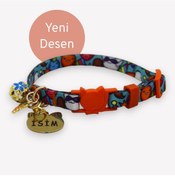 Resim Caramelos Güvenlik Kilitli Kedi Tasması İsimli Kedi Tasması Ptrkk 