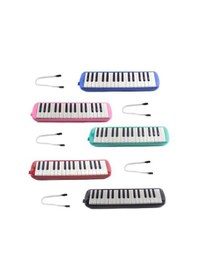 Resim 32 Tuşlu Melodika Bez Çantalı-Pembe. 