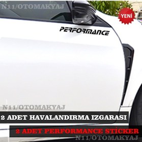 Resim Kia Stonic Çamurluk Havalandırma Izgarası Performans Sticker Siyah 