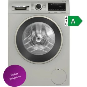 Resim BOSCH WGA142ZXTR GRI 9KG 1200DVR Iron Steam Assist Çamaşır Makinesi 