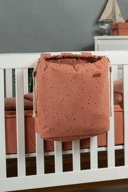 Resim Yatak Yanı Oyuncak Sepeti Cosmos Pembe Organik Pamuk - Pembe Dots / Standart 