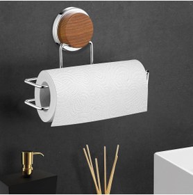 Resim Okyanus Home Ahşap Desenli Magic Fix Sihirli Yapışkan Krom Kağıt Havluluk 
