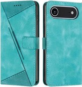 Resim İphone Uyumlu 17 Air Cüzdan Kartlık Standlı Pu Deri Kapak 