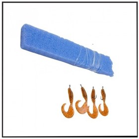 Resim Uyguna-yakala 4 İğneli Silikon Çapari Takım - Silikon Kurt Yemli-ak.176 