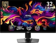 Resim MSI 31.5 MAG 321UP QD-OLED 3840x2160 (UHD) 16:9 FLAT 1500R VA 165HZ 0.03MS FREESYNC PREMIUM GAMING MONITOR 