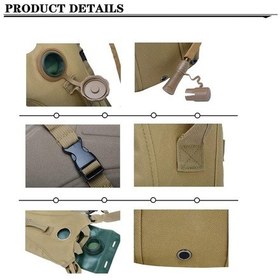 Resim Orman Kamuflajı 3l Mesane Su Torbası Yürüyüş İçin Deve Sırt Eflatun 