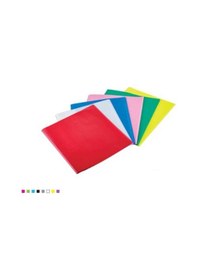 Resim A4 Boyutunda Renkli Ve Şeffaf Defter Ve Kitap Kabı 10'lu Paket Çok Renkli 