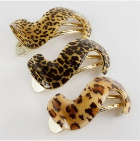 Resim Genel Markalar Leopar Desenli Mandal Toka 1 Adet 