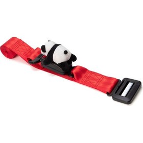 Resim Monyee Hamileler İçin Otomobil Emniyet Kemer Regülatörü - Karın Koruyucu, Rahim Koruma, Kolay Kurulum Nilon Kemer Kırmızı, 48mm 