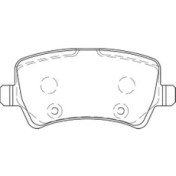 Resim Bosch Fren Balatası Arka 106Mm Galaxy 2.0 06 