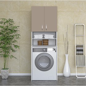 Resim ALSA Sahra Capuccino Çamaşır Makinesi Dolabı 153*65*SHR.004 