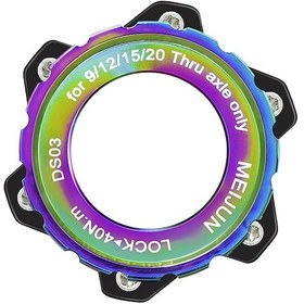 Resim Gajeena Meıjun Alüminyum Alüminyum Bisiklet Disk Fren Dönüştürücü, Merkezi Kilitleme'den Altı Çivi'ye Dönüştürme Aleti, Ds03 Multifarbe 