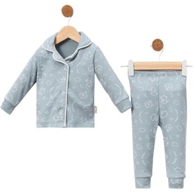 Resim Bluefeet Petrol Pijama Takımı 6 Ay,9 Ay,12 Ay Kız Bebek 
