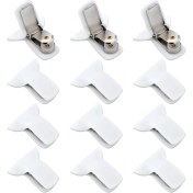 Resim Seeppitous 12 Adet Yorgan Için Yorgan Klipleri, Güçlü Tutucu Battaniye Yorgan Bağlantı Elemanları Köpük Metal Yastıklı Yorgan Kapak Klipsleri (Yurt Dışından) 