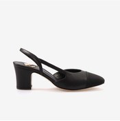 Resim Mocassini Hakiki Deri Kadın Gece & Abiye Ayakkabı 49201 Siyah-siyah Siyah 