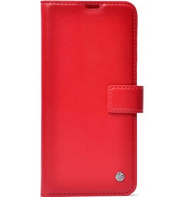 Resim Redmi Note 11 Global Kılıf Tchs Kar Deluxe Kapaklı Kılıf - Kırmızı Kirmizi 