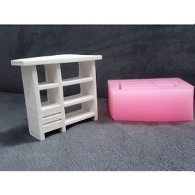 Resim 3 Boyutlu Panoluk Ünite Dolap Raf Silikon Kalıp K-913 