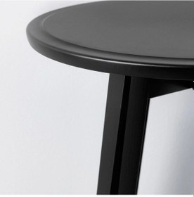 Resim 2 Li Takım Yan Sehpa Seti Meridyendukkan Siyah Renk Yuvarlak Servis-salon Sehpa 