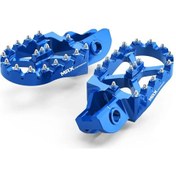Resim Alüminyum Foot Pegs - Genişletilmiş Ayaklık - Mavi Ktm 17-23 Husqvarna 17-23 Gasgas 21-23 Uyumlu 