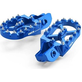 Resim Alüminyum Foot Pegs - Genişletilmiş Ayaklık - Mavi Ktm 17-23 Husqvarna 17-23 Gasgas 21-23 Uyumlu 